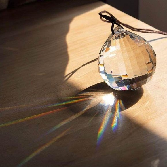 Hanging Crystal Prism ~ Rainbow Suncatcher - Picture 1 of 2